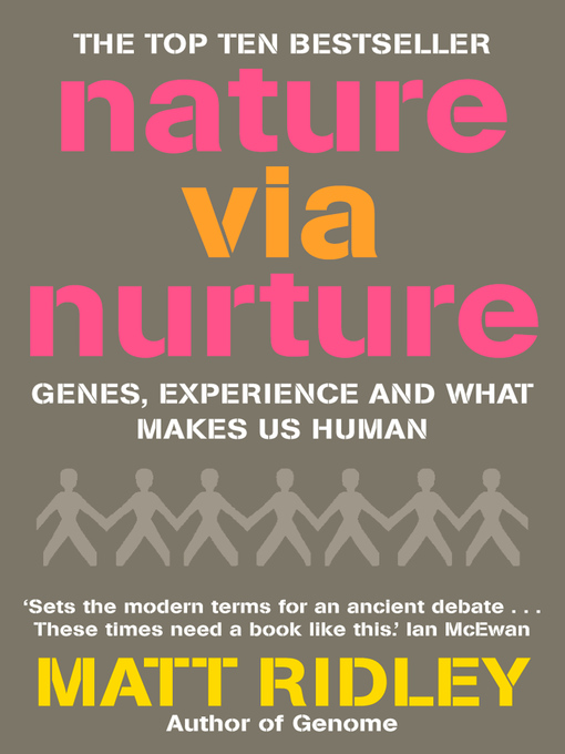 Cover image for Nature via Nurture